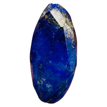 Load image into Gallery viewer, Blue Lapis Lazuli Designer Cut Pendant Bead 100ct 44x21x15mm
