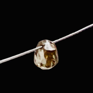 0.22cts Natural Champagne Diamond Briolette Bead 6569XI