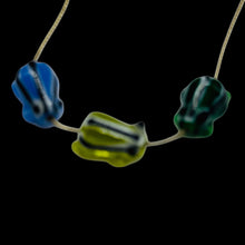Load image into Gallery viewer, Frog Lampwork Glass Jumping Frog Beads | 17x12x9mm | Multi-Color | 4 Beads |
