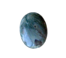 Load image into Gallery viewer, 1 Slate Green Oregon Jasper Oval Pendant Bead 7542
