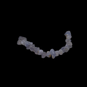 Oregon Holly Blue Chalcedony Agate 94 Grams | 12X11X8 19X13X9 | Blue | 59 Beads|