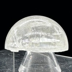 Optical Calcite Iceland Spar 82g Unique Specimen1/2 Sphere | 47x24mm | Clear |