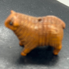 Load image into Gallery viewer, Year of the Sheep 2015 Standing Netsuke Bead | 1 Bead | | 31x15x23mm | Brown
