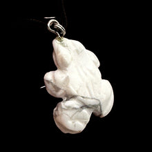 Load image into Gallery viewer, Howlite Stone Frog Pendant Necklace | 1 1/4&quot; Long | White | 1 Pendant |
