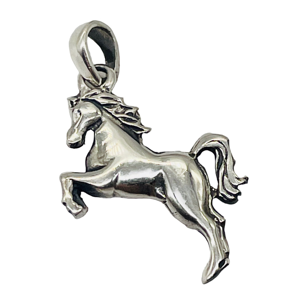 Pony 925 Sterling Silver Horse Traditional Charm Pendant | 1
