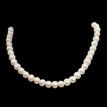 Load image into Gallery viewer, Round Fresh Water Wedding Pearls 16&quot; Strand | 7mm | Glowing White | 56 Pearls |
