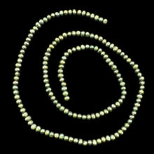 Load image into Gallery viewer, Fab 3x2mm Forest Green Freshwater Pearl Strand 108839
