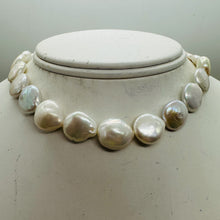 Load image into Gallery viewer, Glam Graduated White Coin FW Pearl Strand 4760
