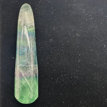 Load image into Gallery viewer, Fluorite Massage Crystal with Round Smooth End | 4x3/4"| Green, clear | 1 Wand |
