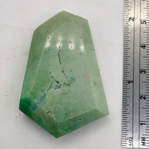 Chrysoprase 21g Freeform Pendant Bead | 48x32x10mm | Green | 1 Pendant Bead |