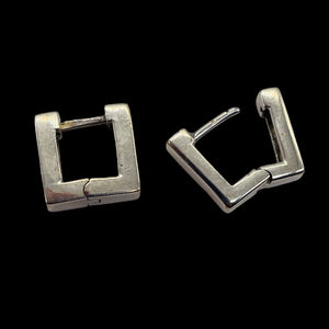 Horseshoe Sterling Silver On the Ear Earrings | 1/2" long | Silver | 1 Pair |