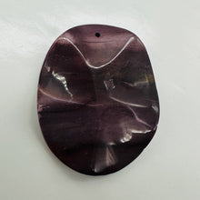 Load image into Gallery viewer, Mookaite Large Oval Pendant Bead | Maroon, Pink | 50x40x6mm |
