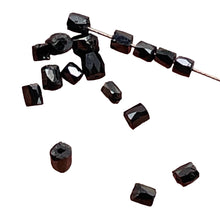 Load image into Gallery viewer, Natural Black Diamond 2.3cts Scissor Cut Cube Beads | 1x1mm to 2x1mm | 25 Beads|
