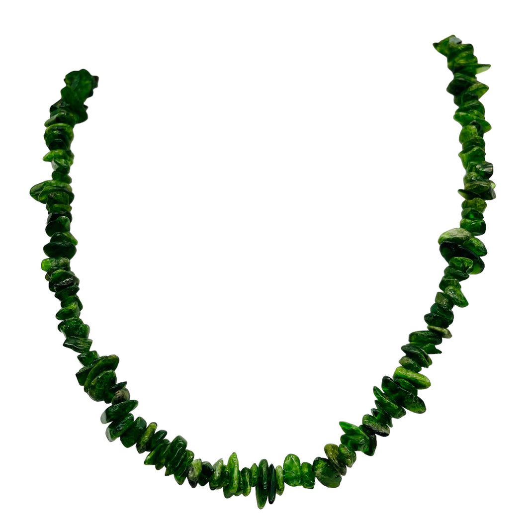 Diopside Strand Chip Bead 32