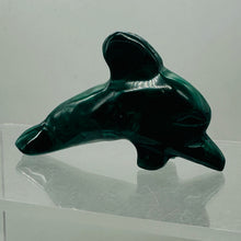Load image into Gallery viewer, Dolphin 75g Malachite Carved Gemstone Figurine| 76x47x20mm | Green | 1 Specimen|
