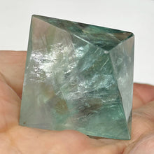Load image into Gallery viewer, Fluorite Double Pyramid Specimen | 1 Display Figurine | | 41x41x41mm | Green
