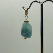 Load image into Gallery viewer, Aquamarine 14K Gold Filled Drop Pendant | 1 1/2&quot; Long | Aqua | 1 Pendant |
