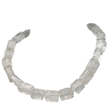Load image into Gallery viewer, Designer Carved Natural Quartz 19x11 -12x11mm Bead Strand

