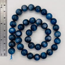 Load image into Gallery viewer, Kyanite AAA 16&quot; Round Bead Strand | 10 to 11mm | Flashing Blue | 39 Beads |
