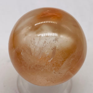 Quartz Orange 7g (2.4oz) Scrying Sphere | 38mm (1.5") | Clear Orange |