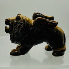 Load image into Gallery viewer, Winged Temple Dog Carved Figurine | 1 Statue | | 1 1/4 x 1 3/8" | Brown
