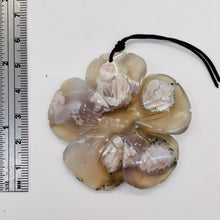 Load image into Gallery viewer, Quartz Pendant Flower | 55x8mm | Lavender White | 1 Bead
