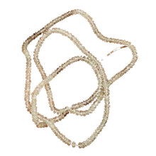Load image into Gallery viewer, 40cts of Faceted White Sapphire 16 inches Bead Strand | 2.75x2-2x1mm | 103294
