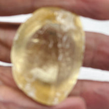Load image into Gallery viewer, Optical Calcite Iceland Spar 44g Unique 1/4 Sphere | 48x20mm | Clear, Yellow |

