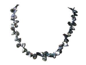 Design Platinum Rosepetal Keishi FW Pearl Strand 109050B