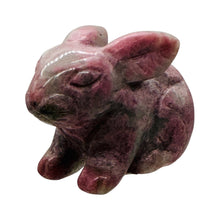 Load image into Gallery viewer, Rhodonite Timid Carved Rabbit Sculpture | 1 Figurine |
