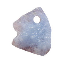 Load image into Gallery viewer, Druzy Blue Chalcedony Designer Pendant Bead | 89cts | 44x26x8mm | 1Bead |

