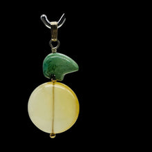 Load image into Gallery viewer, Gemmy Peruvian Opal w/Variscite 14K Gold Filled Pendant|Clear Green|1 3/4&quot; Long|
