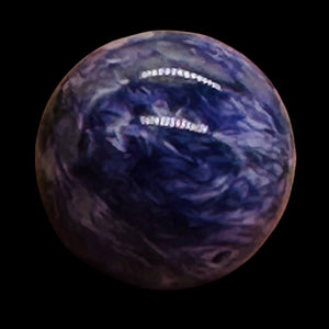 Charoite AAA Large Round Focal Bead| 18mm | Purple, White | 1 Bead |
