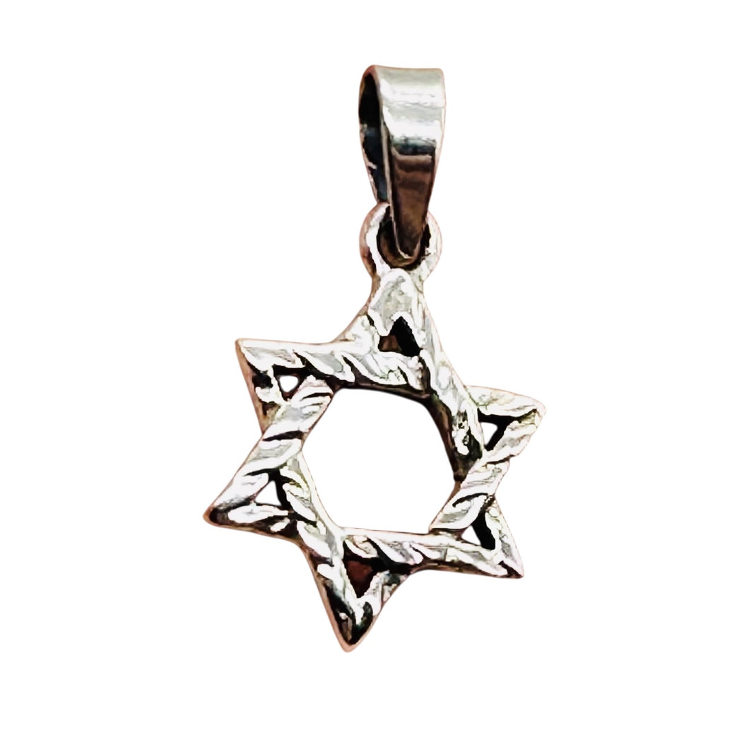 Star of David Sterling SilverPendant Charm | 1