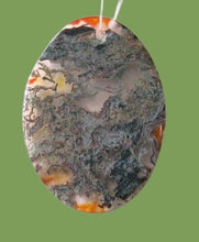 Load image into Gallery viewer, Mossy Clouds Natural Limbcast 34x24.5 Pendant Bead 7044BD
