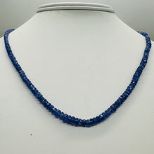 Load image into Gallery viewer, Tanzanite Faceted Graduated Rondelle Bead 17&quot; Strand | 5x3 to 3x2mm | 190 Beads|
