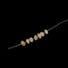 Load image into Gallery viewer, 7 Beads of Natural 3x2.5-2.75x2mm Imperial Topaz Faceted Roundel 6187
