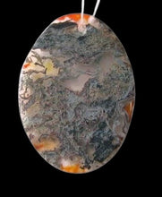 Load image into Gallery viewer, Mossy Clouds Natural Limbcast 34x24.5 Pendant Bead 7044BD

