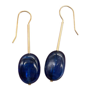 Stunning AAA Blue Kyanite 14Kgf Earrings 5712