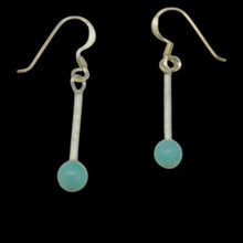 Load image into Gallery viewer, Seafoam Peruvian Opal &amp; Sterling Silver Earrings 6134
