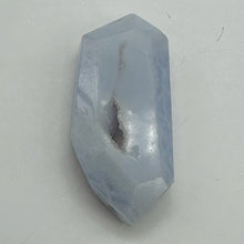 Load image into Gallery viewer, Chalcedony Druzy 32ct Designer Cut Pendant Bead| 34x16x7 | Blue|1 Pendant Bead |
