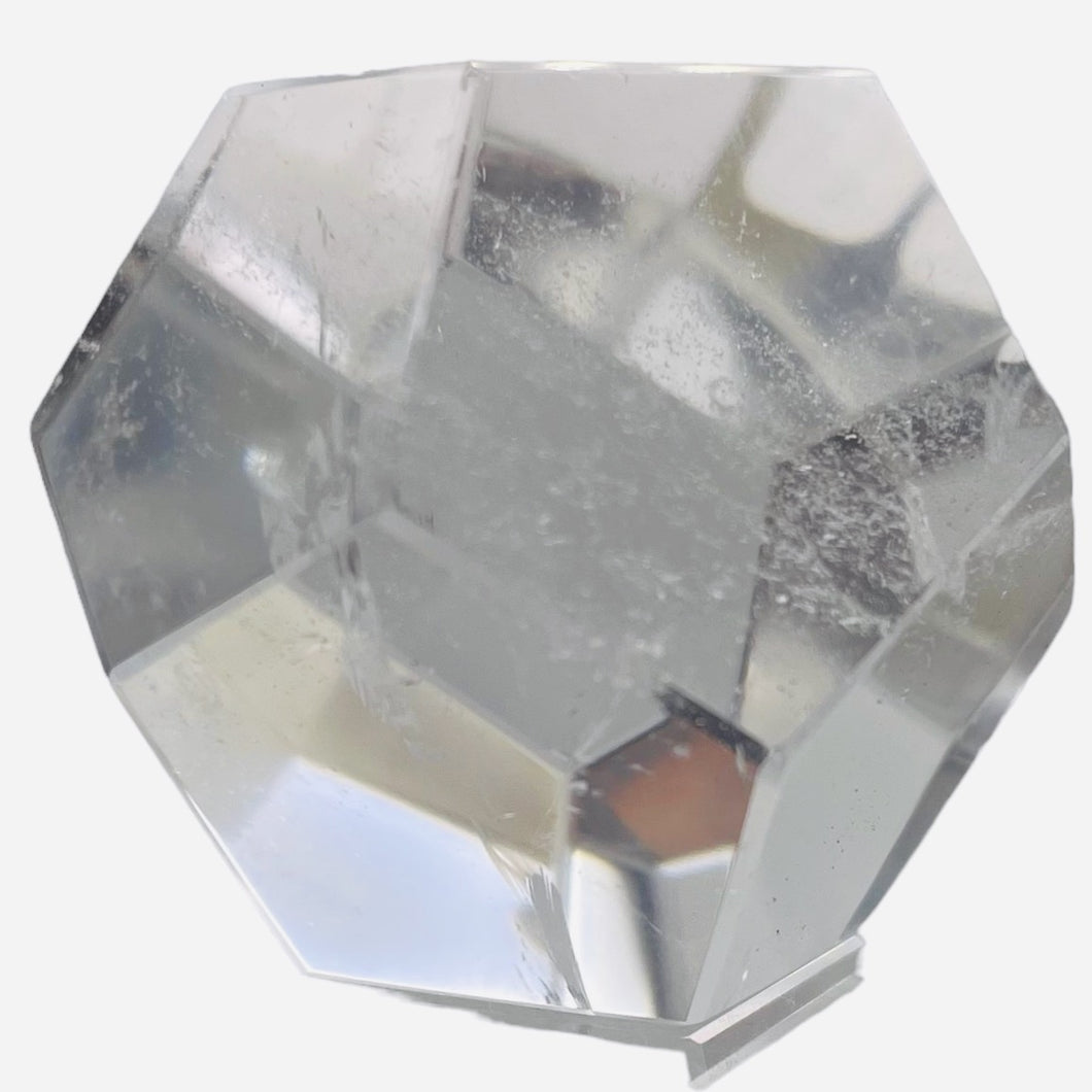 Rock Crystal 72g Dodecahedron Specimen | 35mm | Clear | 1 Figurine |