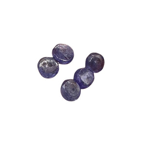 Tanzanite (approx 3.5cts) Rondelle Bead Parcel | 5x3mm | Blue | 5 Beads |