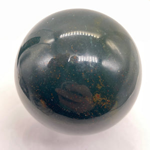 Bloodstone Sphere 380g (13.4oz) | 66mm (2.6") | Green Red | 1 Display Specimen |