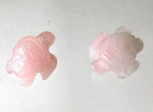 Load image into Gallery viewer, Majestic Carved Rose Quartz Sea Turtle Animal Beads
