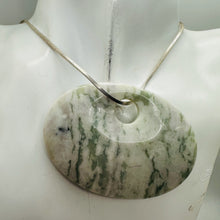 Load image into Gallery viewer, Harmony Stone Oval Centerpiece Bead - Snowy Lands| 63x45x8mm | 1 Bead |
