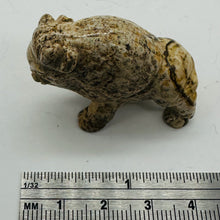 Load image into Gallery viewer, Temple Dog or Foo Dog Carved Stone Figurine | 1 Figurine | | 45x30x18mm | Brown
