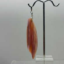Load image into Gallery viewer, Designer Pink Mussel Shell Sterling Silver Pendant | 2 3/4&quot; Long |
