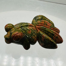 Load image into Gallery viewer, Fantail Goldfish Stone Carving | 1 Figurine | | 1 5/8 x 1 1/8" | Pink, Green
