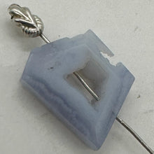 Load image into Gallery viewer, Chalcedony Druzy 15ct Designer Cut Pendant Bead| 20x16x7mm| Blue|1 Pendant Bead|
